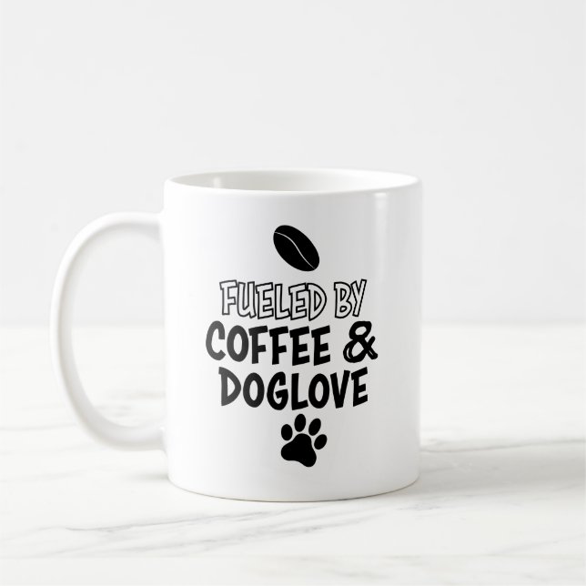 coffee mix doglove mug (Left)
