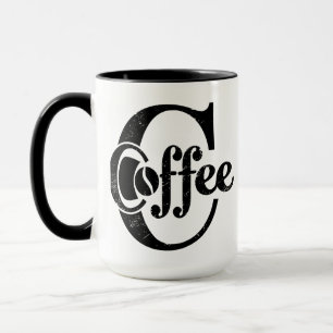 Coffee Monogram Mug