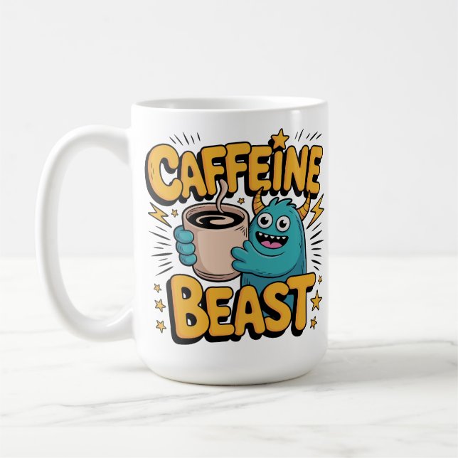 Coffee Monster Coffee Mug (Left)