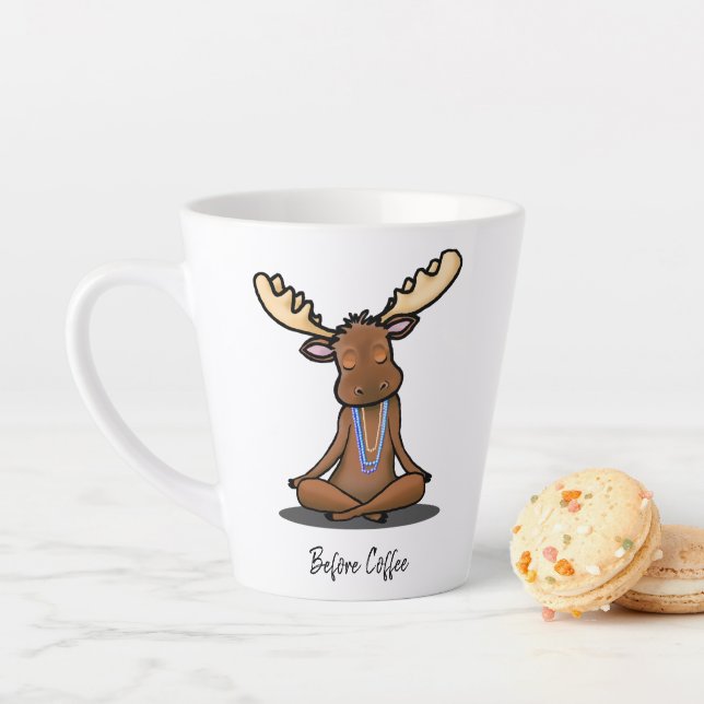 Coffee Moose Latte Mug (In Situ)