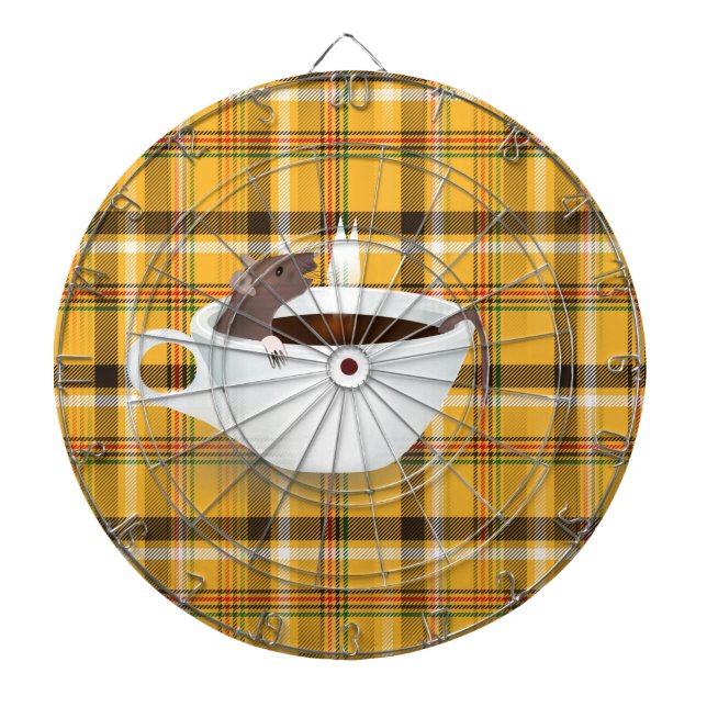 coffee mouse dartboard (Front)