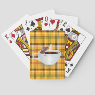 coffee mouse playing cards