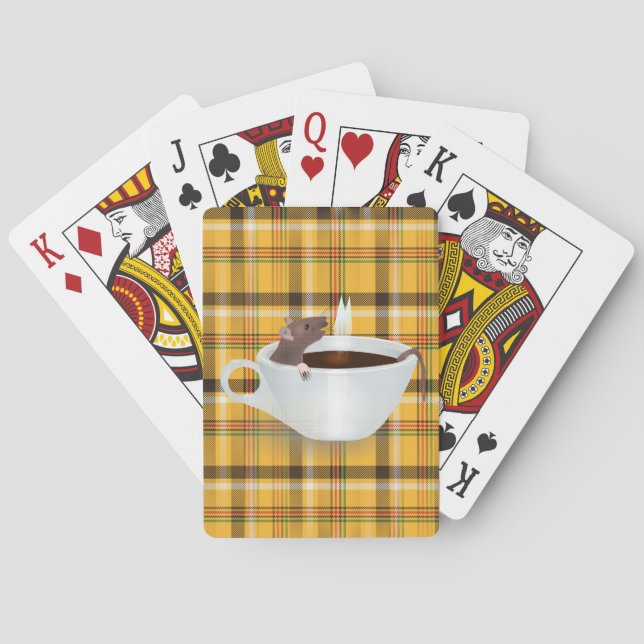 coffee mouse playing cards (Back)