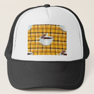 coffee mouse trucker hat