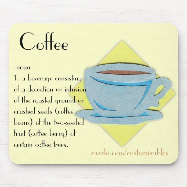 Coffee Mousepad (Front)