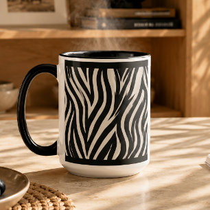 COFFEE MUG 15 OZ. "ZEBRA"