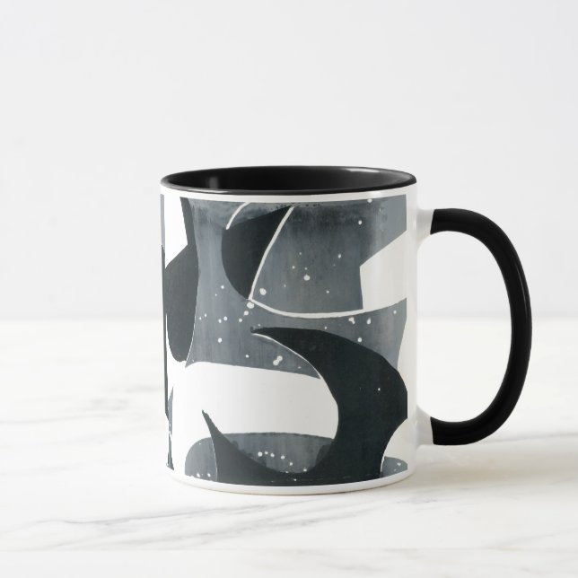 Coffee Mug - Abstract Design, 'Blades' (Right)