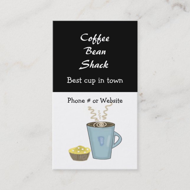 Coffee Mug and Muffin Business Card (Front)