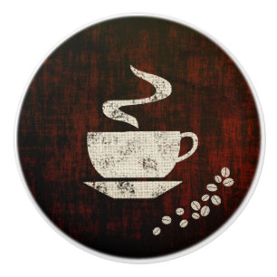 Coffee Mug & Beans R - Knob