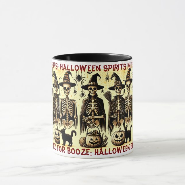 Coffee Mug "Brewed for Booze: Halloween Edition" (Center)