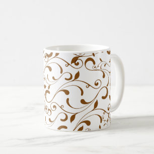 Coffee Mug-Brown Swirls Mug