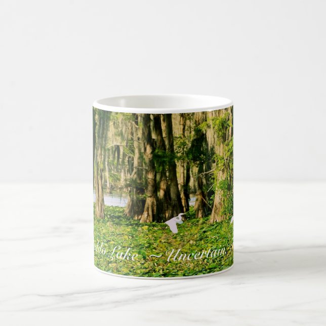 Coffee Mug - Caddo Lake Cypress & Bird-001 (Center)