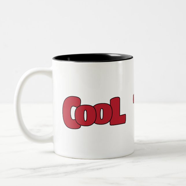Coffee mug COOL 1 design (Left)