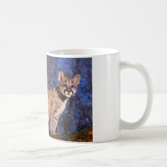 Coffee Mug-Cougar Cub Coffee Mug (Right)