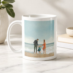 Coffee Mug   Custom Artwork Upload Photo Gift