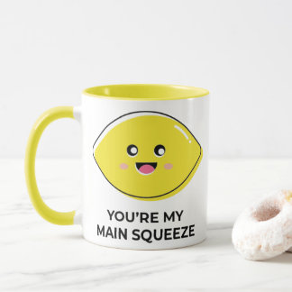 Coffee Mug | Cute Design Lemon Squeeze | Tea Cup