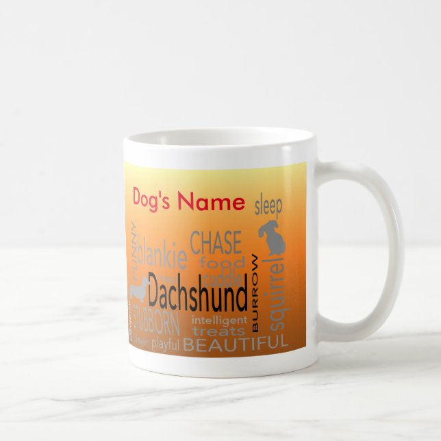 Coffee Mug - Dachshund (Right)