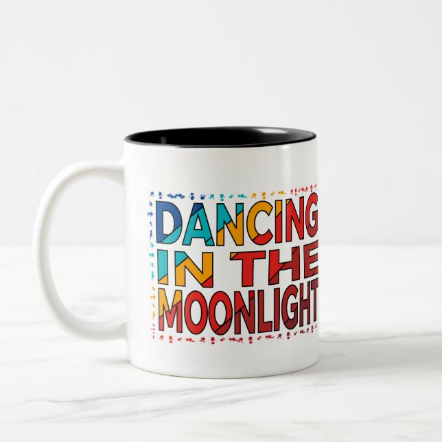 Coffee Mug Dancing in the Moonlight design (Left)
