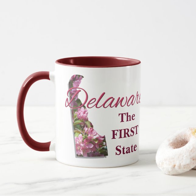 Coffee Mug - DELAWARE (With Donut)