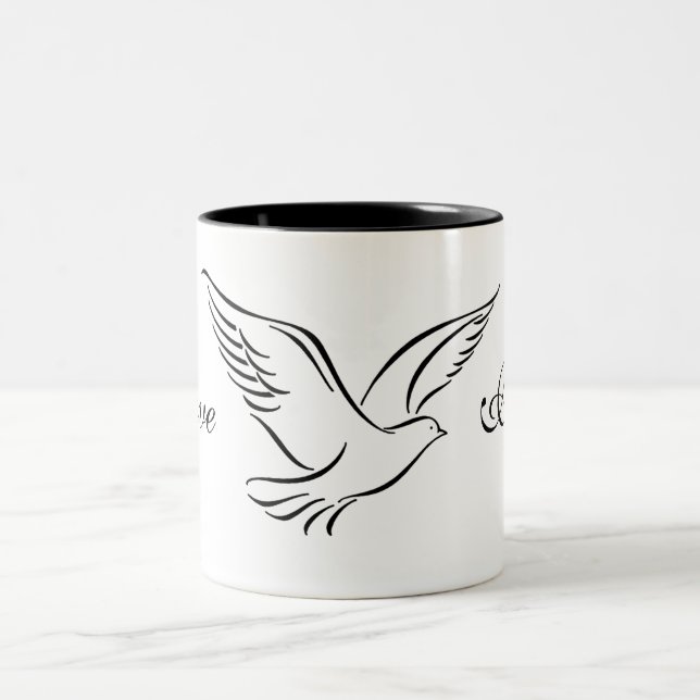 Coffee Mug Dove Love Peace (Center)
