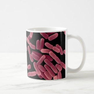 Coffee Mug - E coli (red on black)