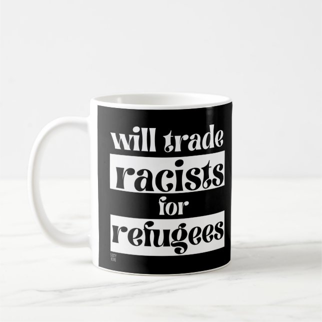 coffee mug  "END RACISM 2" (Left)