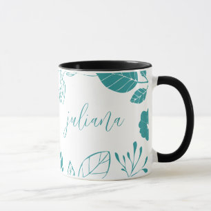 Coffee Mug: Floral Infusible Ink Mug Design