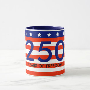 Coffee mug for the 250th anniversary of the United