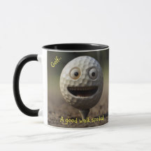 Coffee Mug Golfers, "A good walk spoiled"