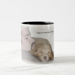 Coffee mug honouring mans best friend<br><div class="desc">Dogs are miracles with paws.  Puppies are just a dream come true.</div>