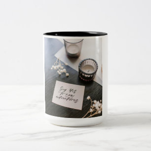 Coffee Mug, Hot Cocoa Two-Tone Coffee Mug