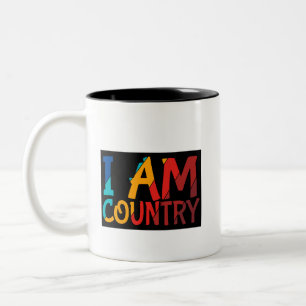 Coffee Mug I am Country design