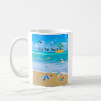 Coffee Mug I Love The Beach 
