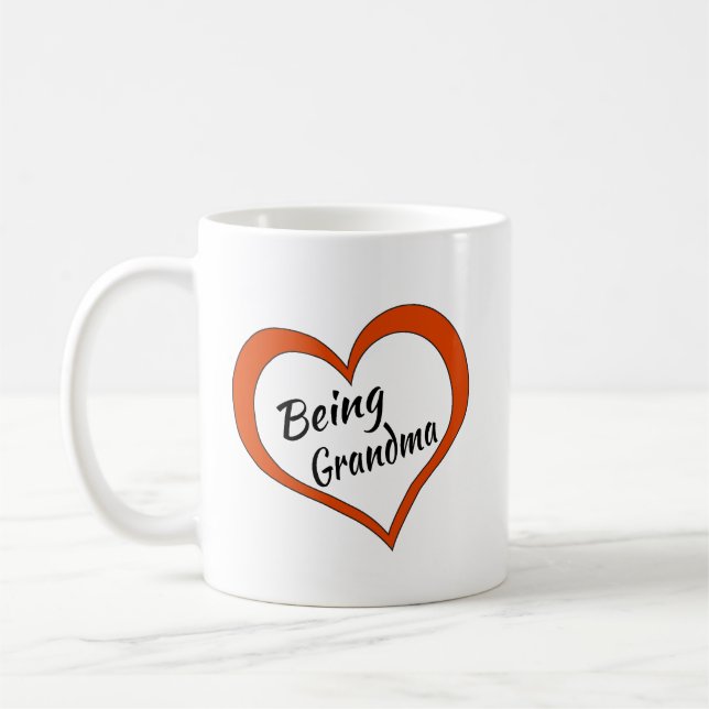 Coffee Mug Love Being Grandma (Left)