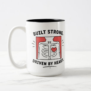 Coffee Mug Minimalist Anatomical Heart Cup