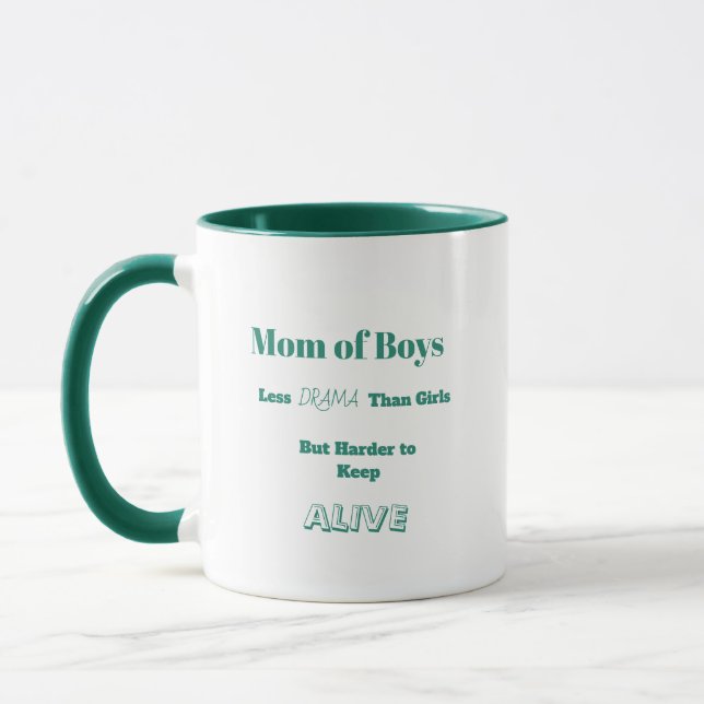 Coffee Mug--Mum of Boys Mug (Left)