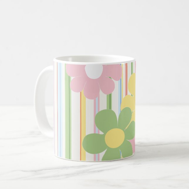 Coffee mug "Picnic Floral Mummy's Sippy Cup" (Front Left)