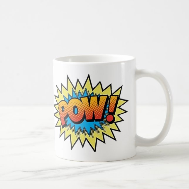 Coffee Mug - Pop Art Pow (Right)
