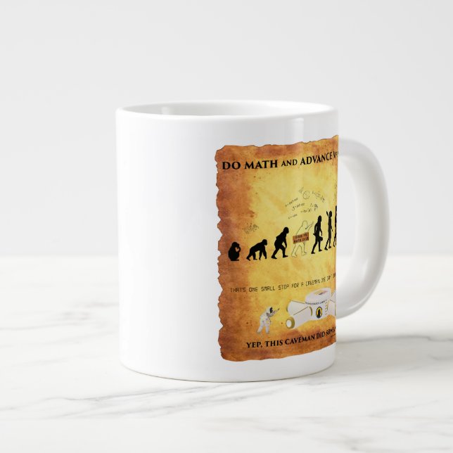 Coffee Mug This Smart Caveman Does Math (Front Right)