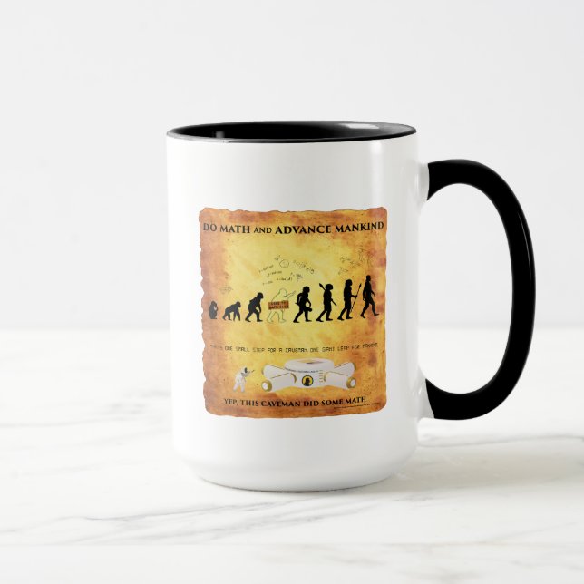 Coffee Mug This Smart Caveman Does Math (Right)