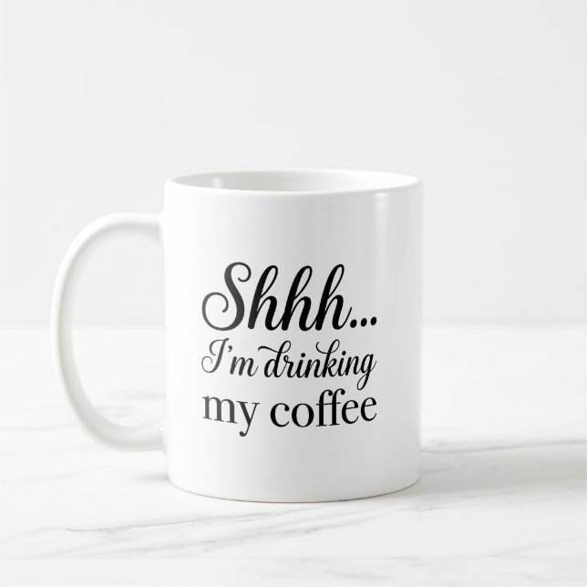 Coffee Mug Unique Gift for coffee lovers  (Left)