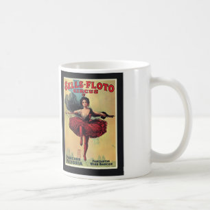 Coffee Mug - Vintage Circus Tightrope Walker