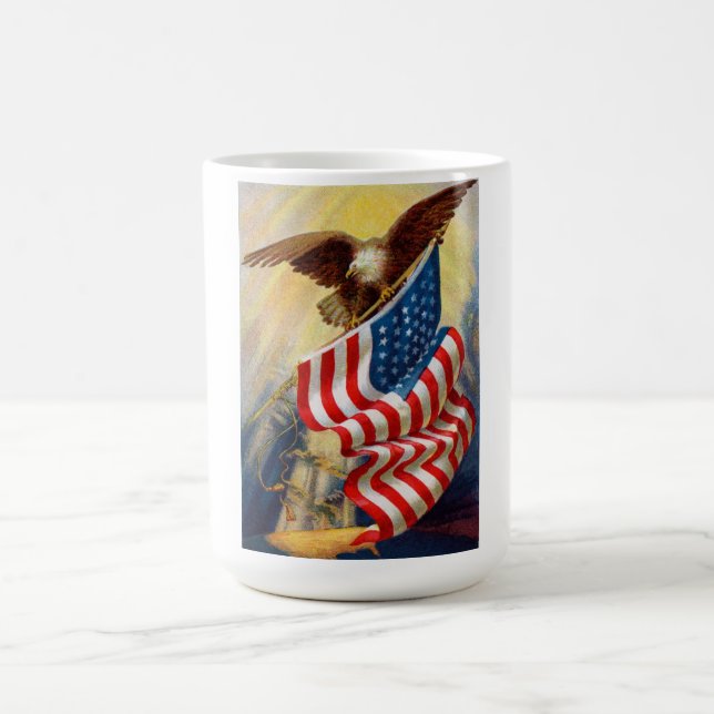 Coffee Mug w/ EAGLE DEFENDING LIBERTY (Center)
