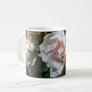 Coffee Mug - White Roses In Bloom Photography