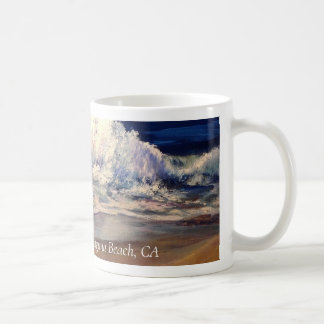 Coffee mug with beach image