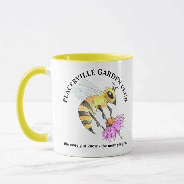 Coffee Mug with Bee design (Left)
