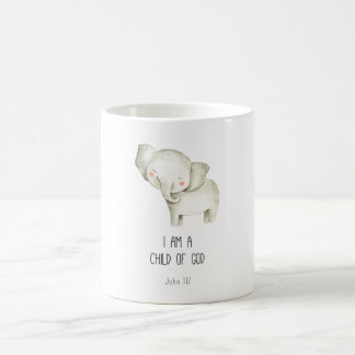 Coffee Mug with Bible Verse for Kids