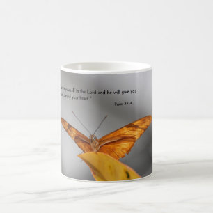 coffee mug with butterfly