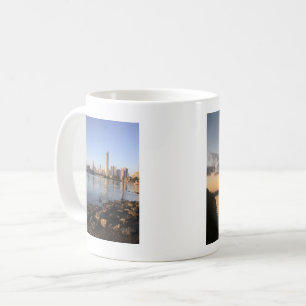 Coffee Mug with differing views of the sunset.