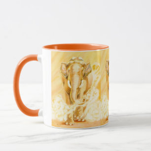 Coffee Mug with elephants, zoo animals